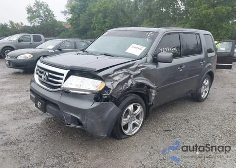 2013 Honda Pilot Exl из США, поврежденный, VIN 5FNYF4H51DB076570